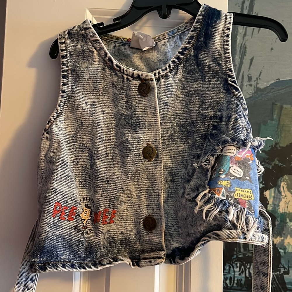 Pee wee Herman 1989 kids vest